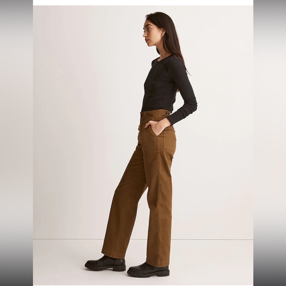 NWT MADEWELL
The Perfect Vintage Wide-Leg Pant: Utility Edition - Picture 2 of 3